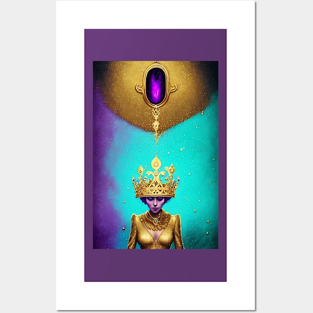 Glitter Queen 03 Wall Art by PurplePeacock